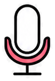 Extracted microphone icon